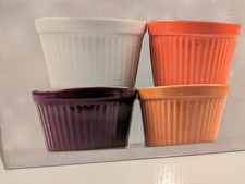 Porzellan Creme Brulee Schälchen - 8er Set mit Deckel AMC