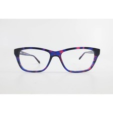 BCBGMAXAZRIA Esmee Eyeglass Frames Blue Multi Tortoise Cat Eye 54-15-140 CV