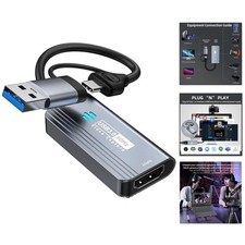 Lightweight HDMI to USB Capture Card - Ideal for Streaming  Gaming at 1080P