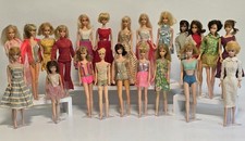 Vintage 1960s TLC Barbie Francie Casey Midge Skipper Mod TNT Dolls LOT