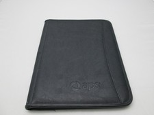 Black Portfolio Folder Organizer Planner Notepad 8.5"x11" Legal Pad Folio
