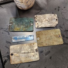 Tri Five Chevy Body Tags For Display Purposes 55 56 57 Chevy Bel Air 210 150