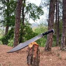 Carbon Steel Handmade Machete Sword – Survival, Hunting & Camping Gear