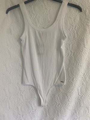 N:PHILANTHROPY weißer ärmelloser Body Anzug Größe Small Trägertop neu mit Etikett 139 £