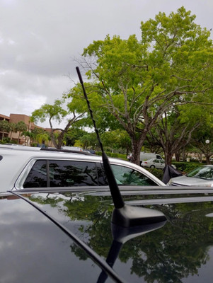 13'' Antenna Rubber Mast Black Fuba Power Radio AM/FM for GMC Terrain 2010-2017