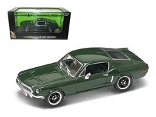 1968 Ford Mustang GT Green 1/43 Diecast Car Model Signature Series by Road Signa