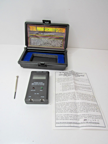 Vintage e SL-100 Professional Phone Fax Bug Deactivator with Anti-Vox System P13