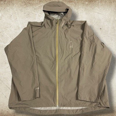 Dive Bomb Industries EVAP Lightweight Rain Jacket Men s Size 2XL Beige Hunting
