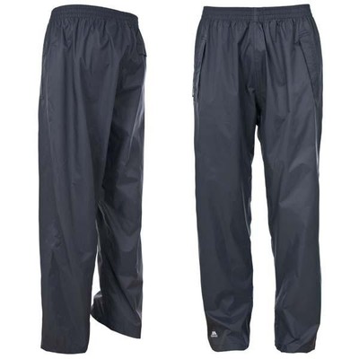Trespass Qikpac Waterproof Trouser Small Black Small Black