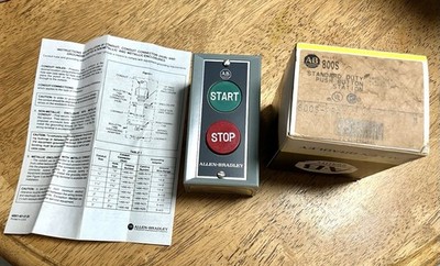 Allen-Bradley 800S-2SA Push Button Station Start Stop Industrial Control System