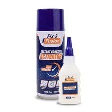 CA Glue with Activator 3.5oz Fast Bond Wood Metal Plastic Ceramic Clear Dry Kit