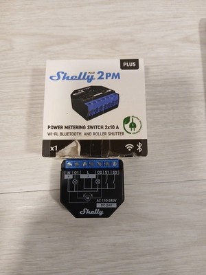 Plus 2PM - 16A | WiFi & Bluetooth 2-Kanal Smart Switch mit Strom