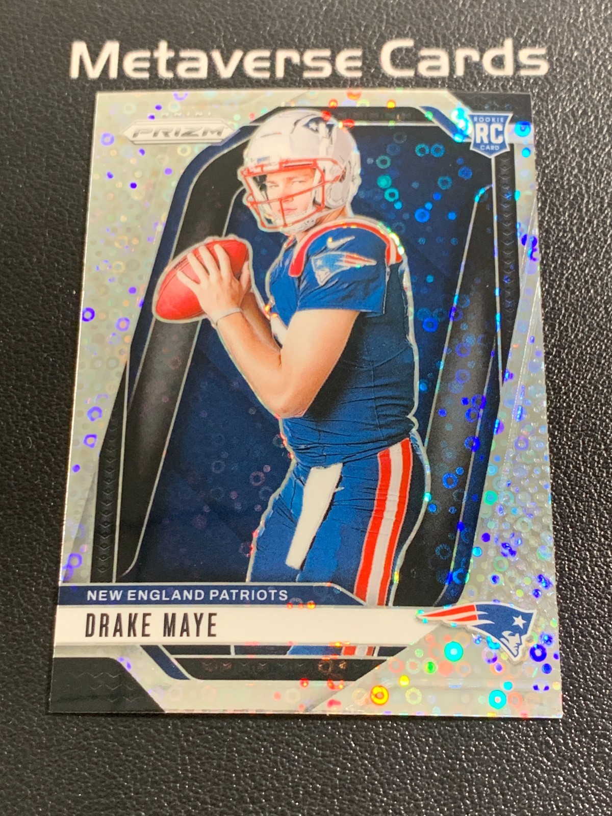 2024 Panini Prizm #12 Drake Maye No Huddle Prizm Variation Rookie RC SP Patriots