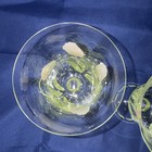 Princess House Cottage Tulip Footed Water Goblets 16oz Hand Painted Set Of 2 — photo 4