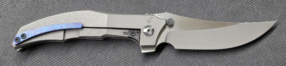 Rare Custom Knife Factory CKF Persian! M390 Integral Titanium Zircuti Lowest BIN - Image 4 of 4