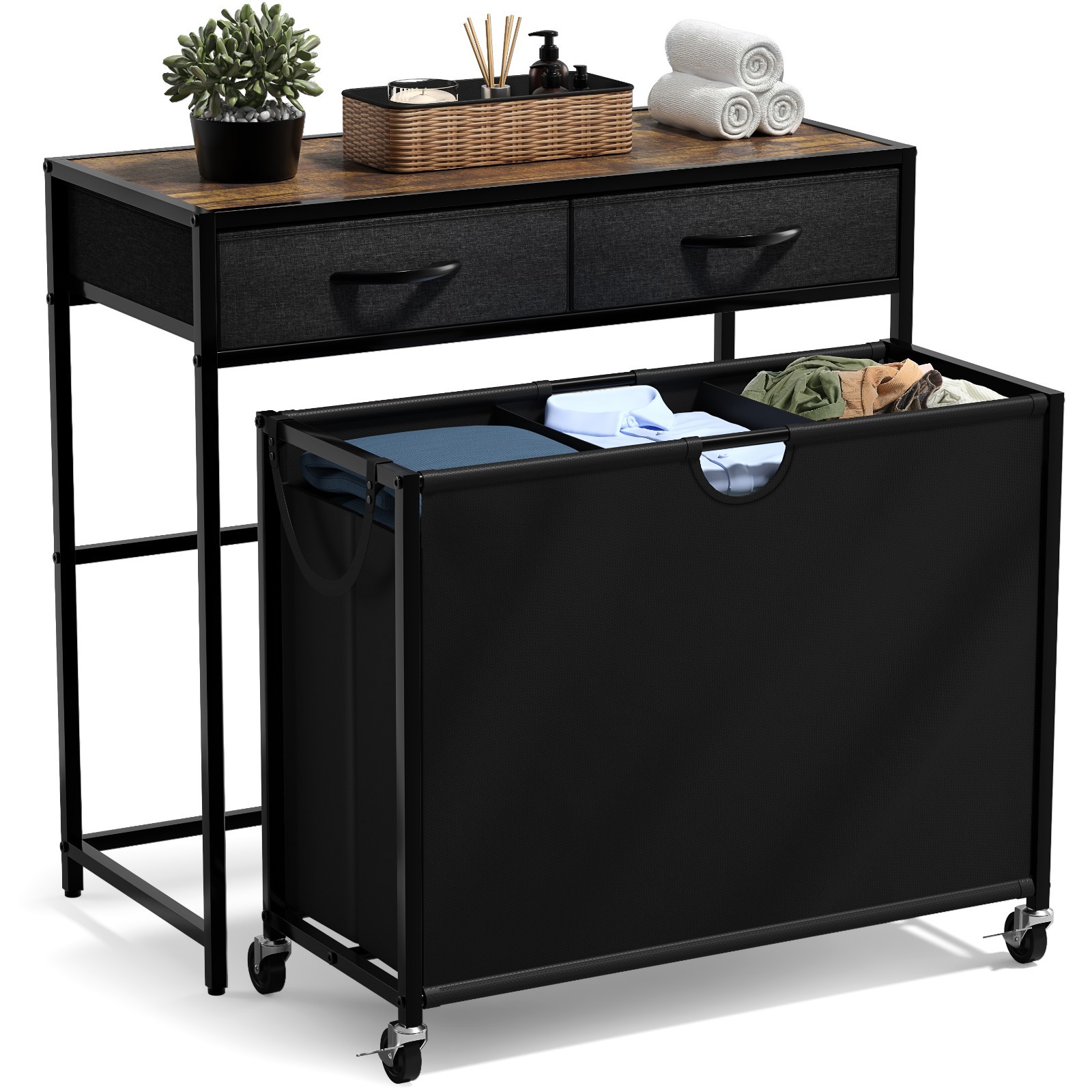 Pull-out With Wheels And 2 Drawers
