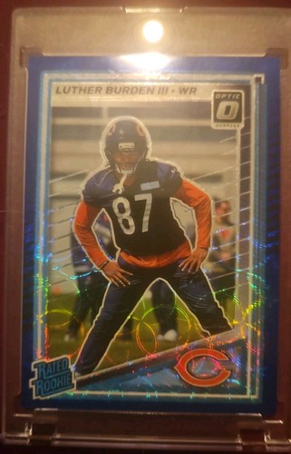 2025 Panini Donruss Luther Burden III Blue Scope Rated Rookie Optic **MUST SEE*