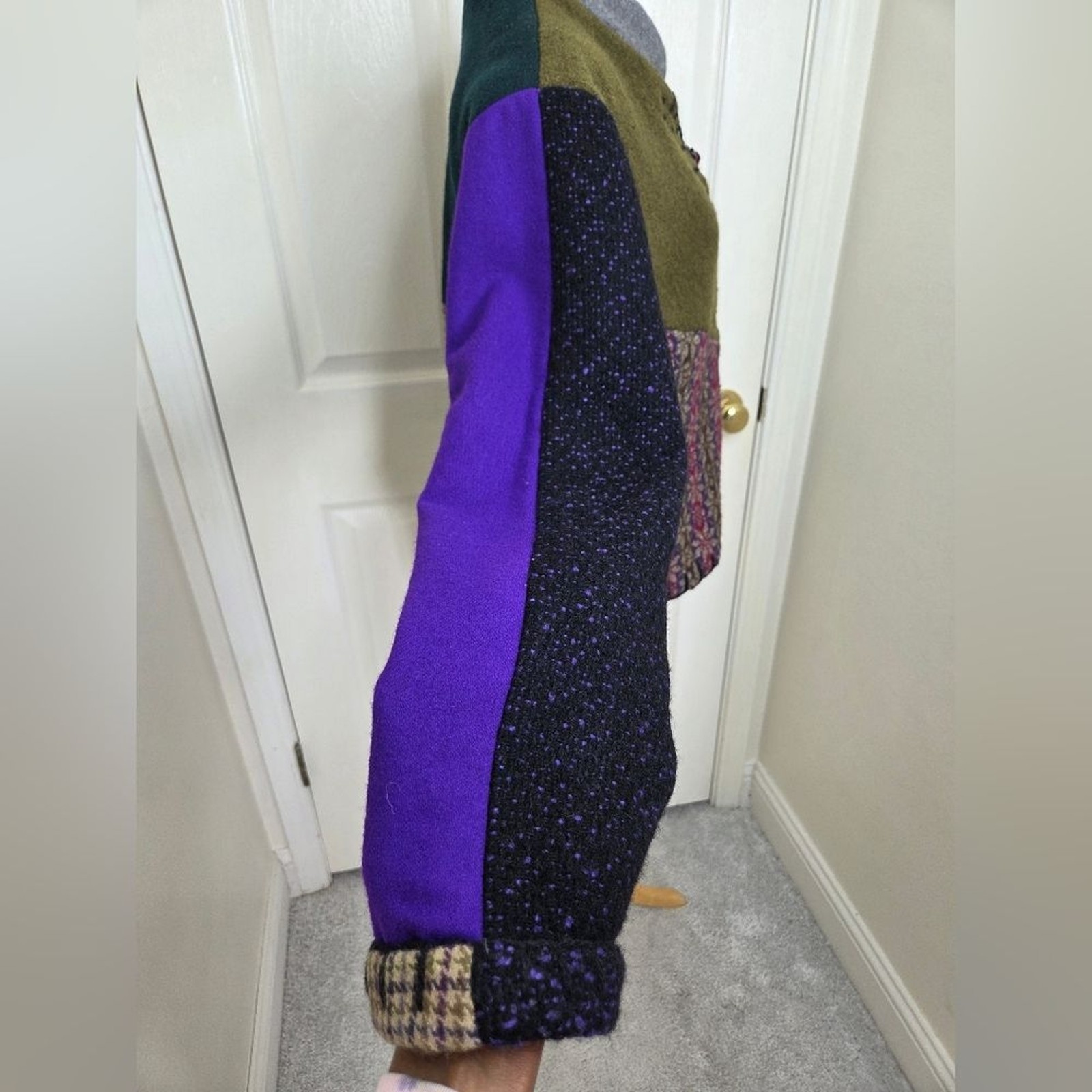 BaabaaZuzu Multicolor Patchwork Upcycled Vintage … - image 5