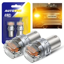 AUTOONE BAY15D 1157 LED Rear Front Turn Signal Light Bulbs Yellow REPLACEMENT