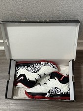 Nike LeBron 17 EP Graffiti White Black Red Athletic Basketball Shoes CT6052-100