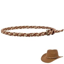 Leather Cowboy Hat Bands for Men Women Cowgirl Hat Accessories Style R