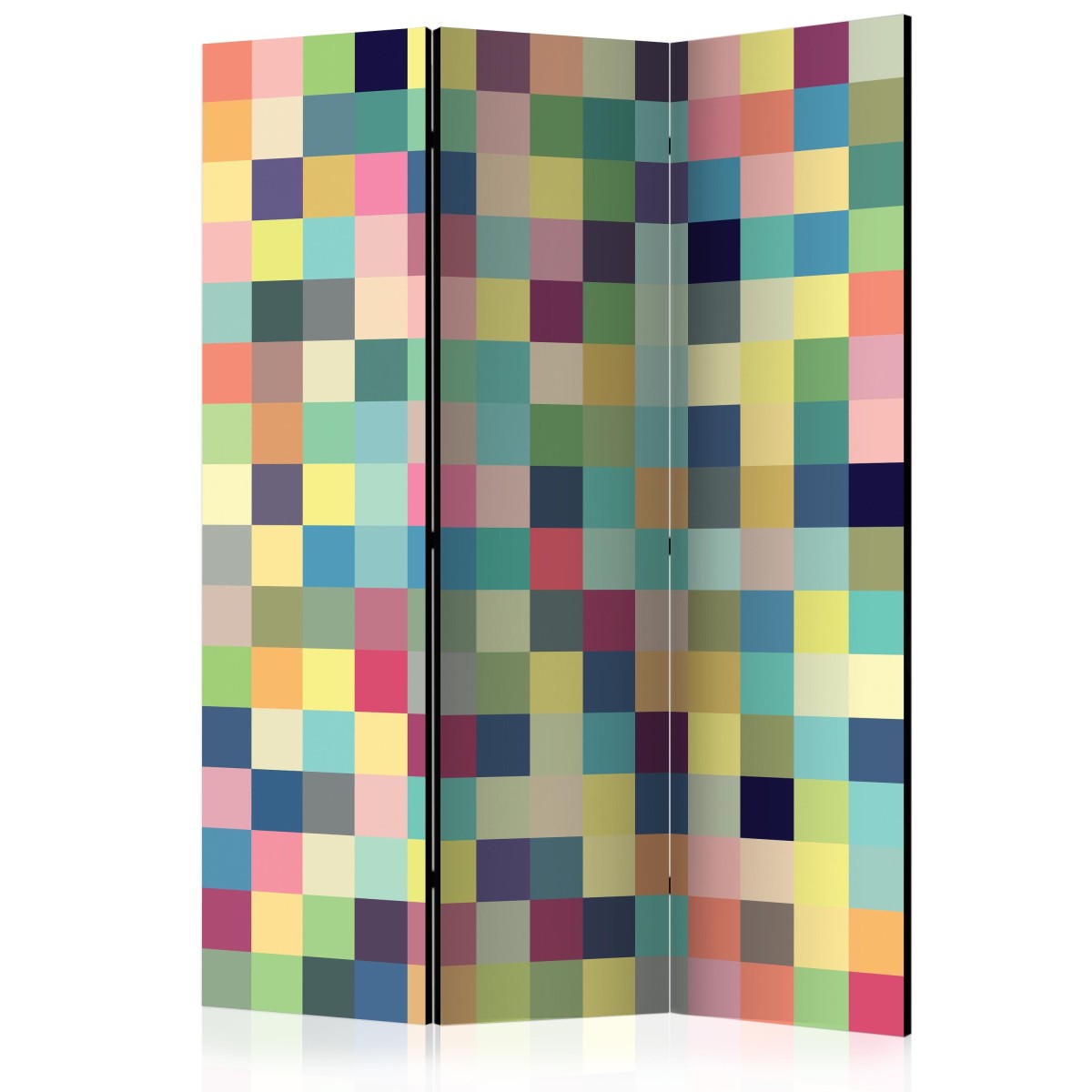 Paravent 3 volets Millions of Colors 135x172cm en toile imprimée