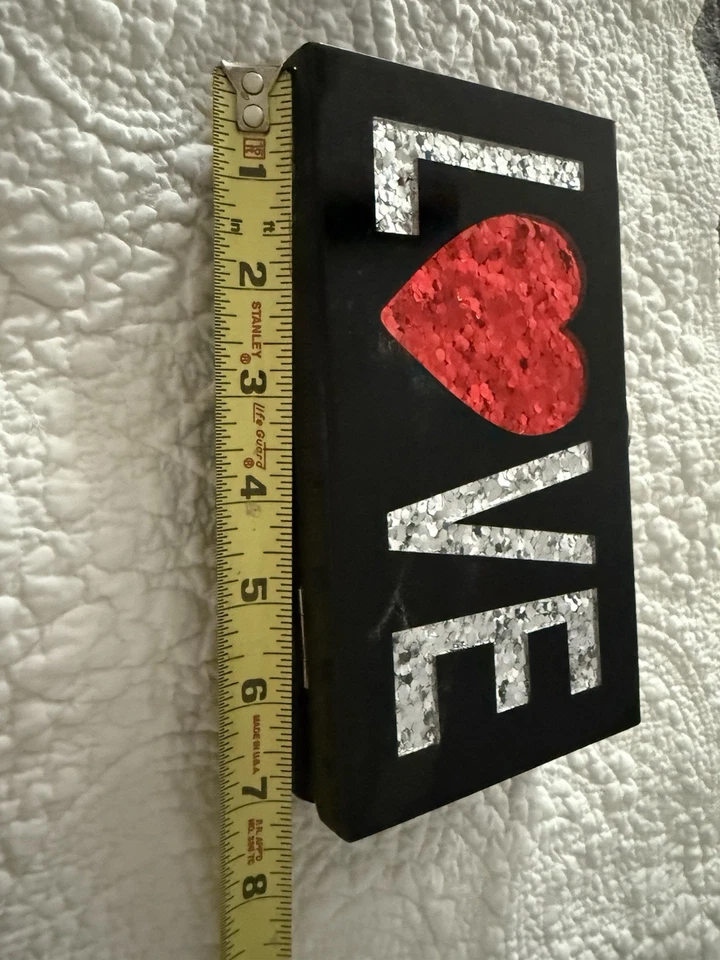 Nordstrom черный «Любовь» застежки через плечо вечерняя сумка $79 - Изображение 2 из 4