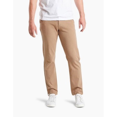 Mugsy Camel Travelers Mens 34x34 Tan Stretch Chino Tech Pants Adjustable Hem