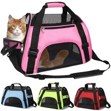 Pet Dog Cat Carrier Travel Tote Bag Comfort Case Soft Sided Airline Approved