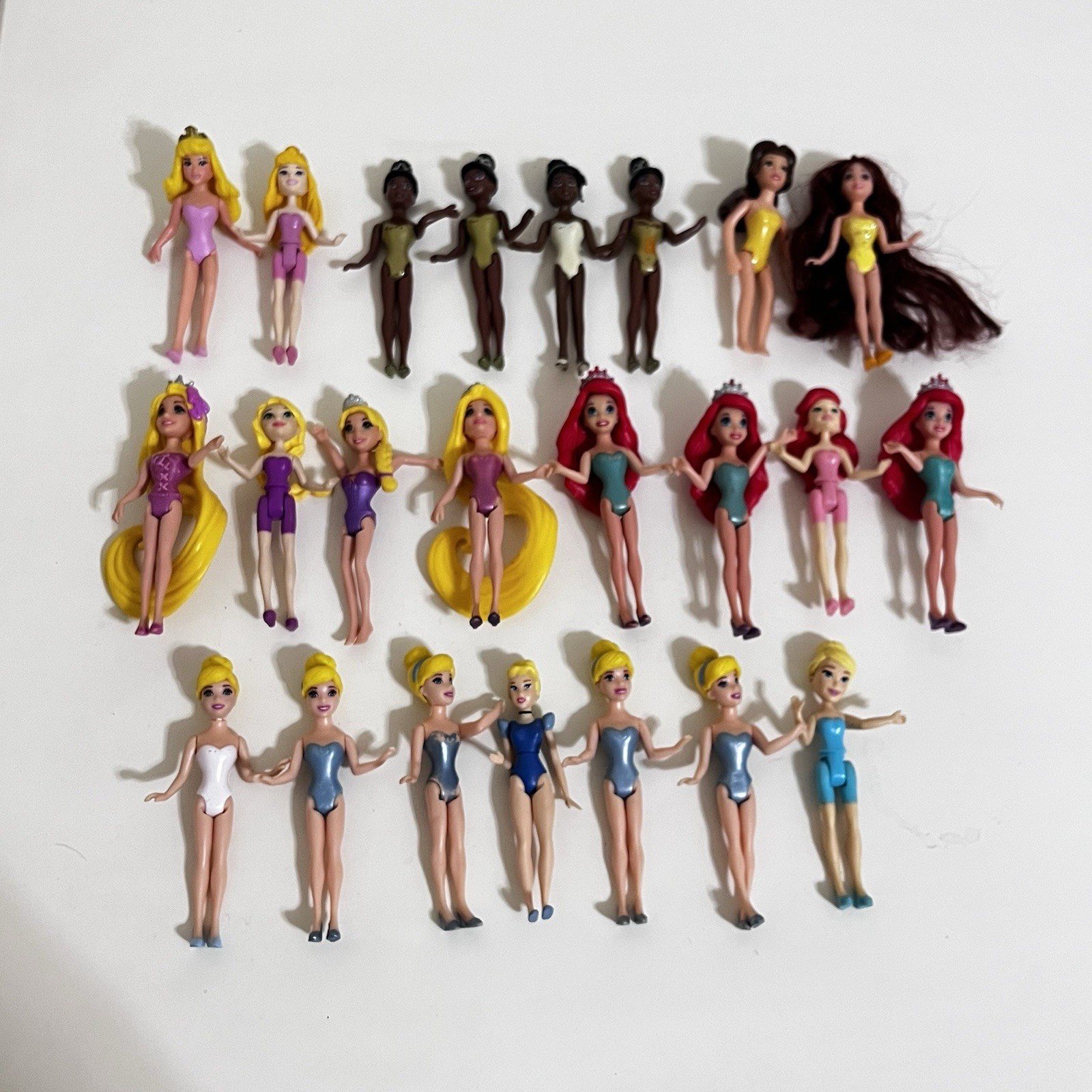 Lot Of 23 Ariel Cinderella Aurora