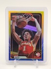 2025 Topps NBA Hoops Basketball Rainbow Blue & Yellow Jalen Johnson #50