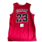 Michael Jordan Signed Chicago Bulls NBA Finals Jersey PSA Basketball Original