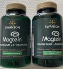 2 Pack Magnesium L-Threonate Featuring Magtein 180 Veggie Caps Cognitive Health