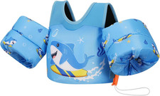 Toddler Swim Vest for Kids 13-30/20-50/22-66Lbs, Swim Arm Floaties Cartoon Swimm