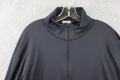 Vintage Dolce & Gabbana Athletic Black Mesh Track Jacket Men's
