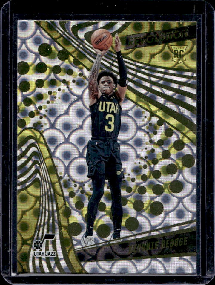 2023-24 Panini Revolution Keyonte George Groove Rookie RC #118 Jazz