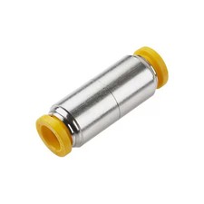 Parker 62Plp-10M-12M Metric Metal Push-To-Connect Fitting, Brass, Silver