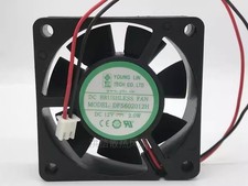 1PCS YOUNGLIN 6020 DFS602012H DC12V 2.0W 2-Wire 6CM Silent Cooling Fan
