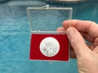Vintage PEACE DOLLAR DESIGN 1 Troy Oz .999 Fine Silver Bullion Round Medal NR