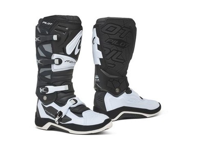 Boots Forma Off-Road Motocross MX Pilot Black White