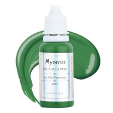 Mysense Green Face Body Paint,Halloween Elphaba Witch Costume Gamora Hulk Cos...