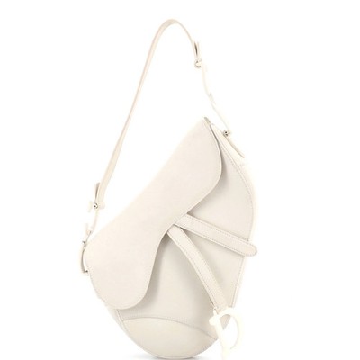 Christian Dior Ultra Matte Saddle Handbag Leather Medium
