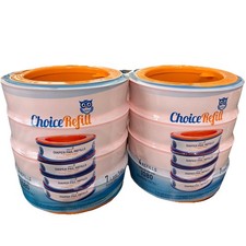 Choice Refill Diaper Pail Liners, Two 4-Pack with 1080 Count compatible w/ genie