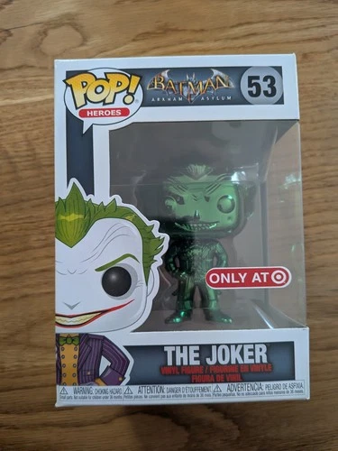Funko Pop! Vinyl: Batman: Arkham Asylum - The Joker (Chrome) (Green) - Target...