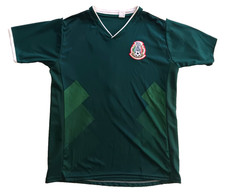 Mexico Soccer Jersey Mens Medium Green El Compadre Trucks #1 Futbol Shirt