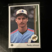 Upper Deck - Randy Johnson #25 Montreal Expos Rookie Baseball Card