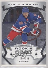 2019-20 Upper Deck Black Diamond Rookie Gems 214/399 Adam Fox #RG-AF ry2