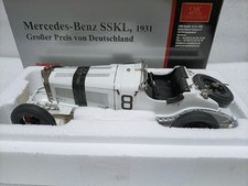 CMC 1:18 Mercedes-Benz SSKL 1931 White Convertible Car Model