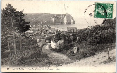 76 ETRETAT old postcard [REF 51957]
