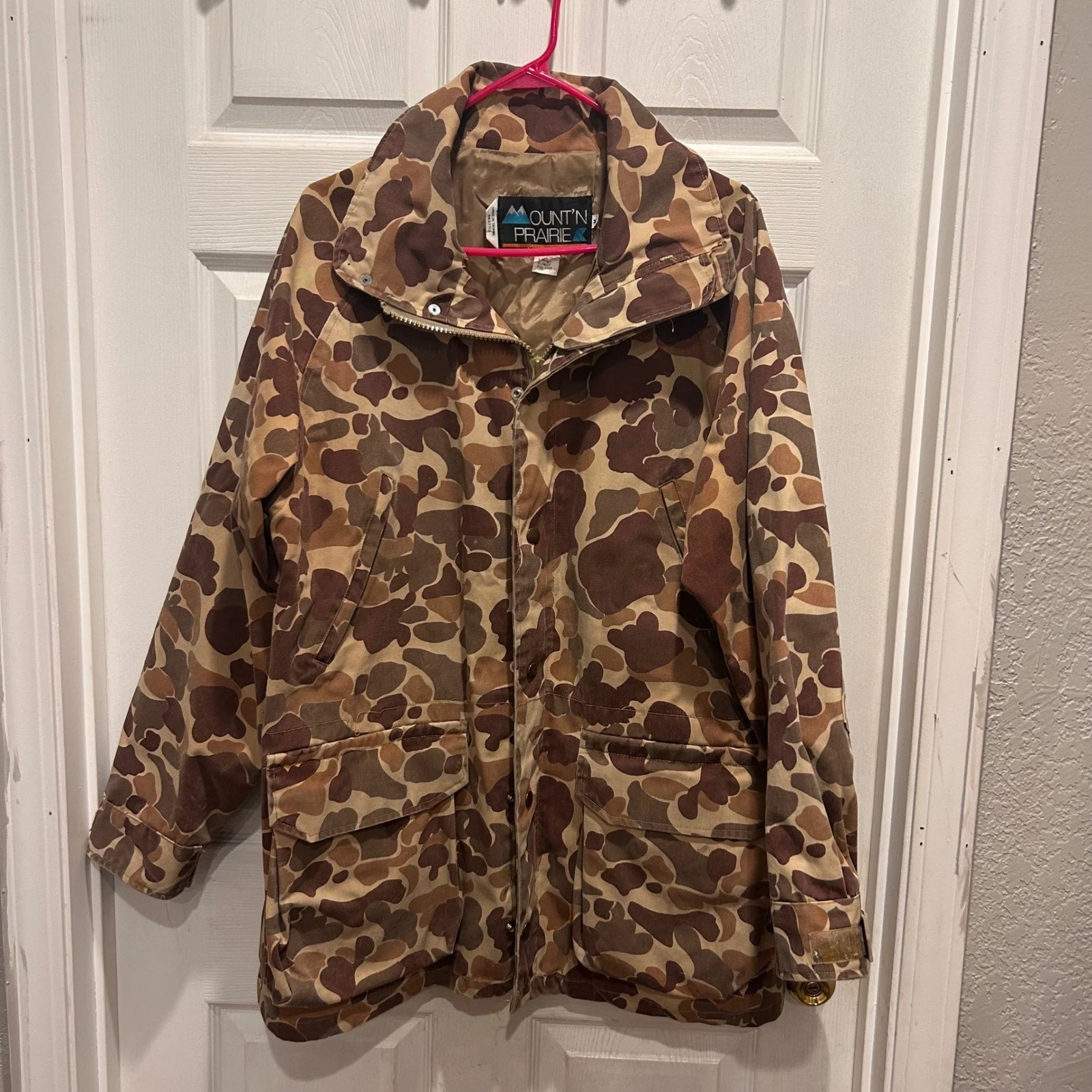 Mount'n Prairie Mens Ultimate Bird Coat Camo Duck Hunting Jacket M Bird Pouch